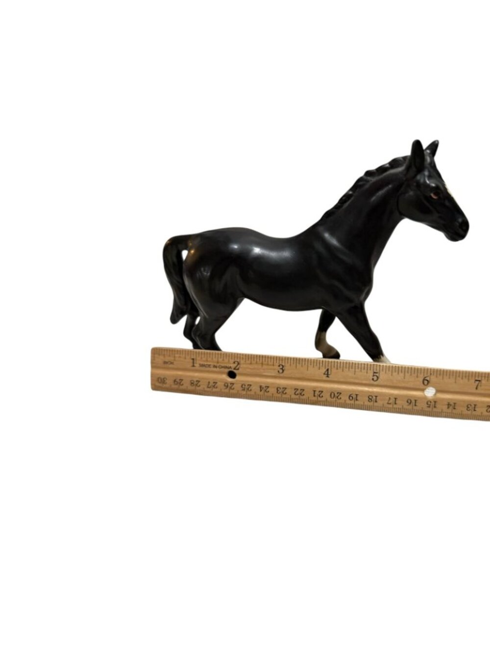 Relco Vintage Ceramic Hand Painted Black Horse Figurine Collectible Japan - Picture 8 of 10